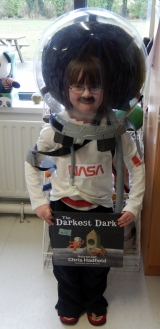 <p>Clodagh as Chris the Astronaut from The Darkest Dark </p>