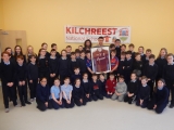 <p>3rd- 6th class with David Burke and the jersey </p>