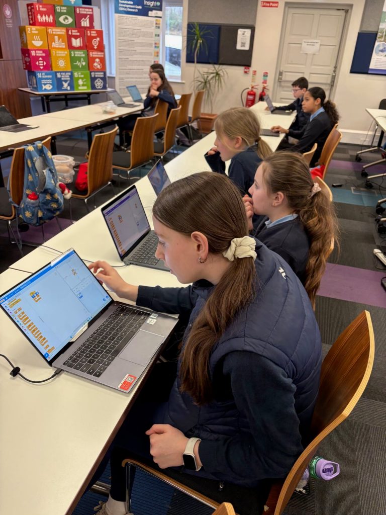 Kilchreest National School pupils taking part in Engineers Week activities