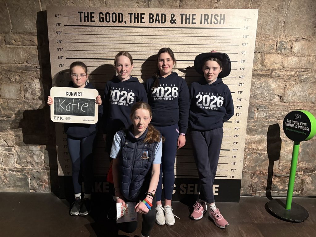 Kilchreest National School Sixth Class pupils during the 2025-2026 school year