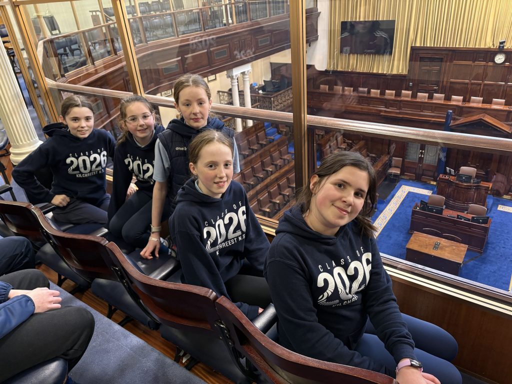 Kilchreest National School Sixth Class pupils during the 2025-2026 school year