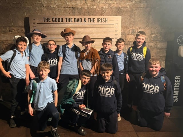 Kilchreest National School Sixth Class pupils on their trip to Dublin